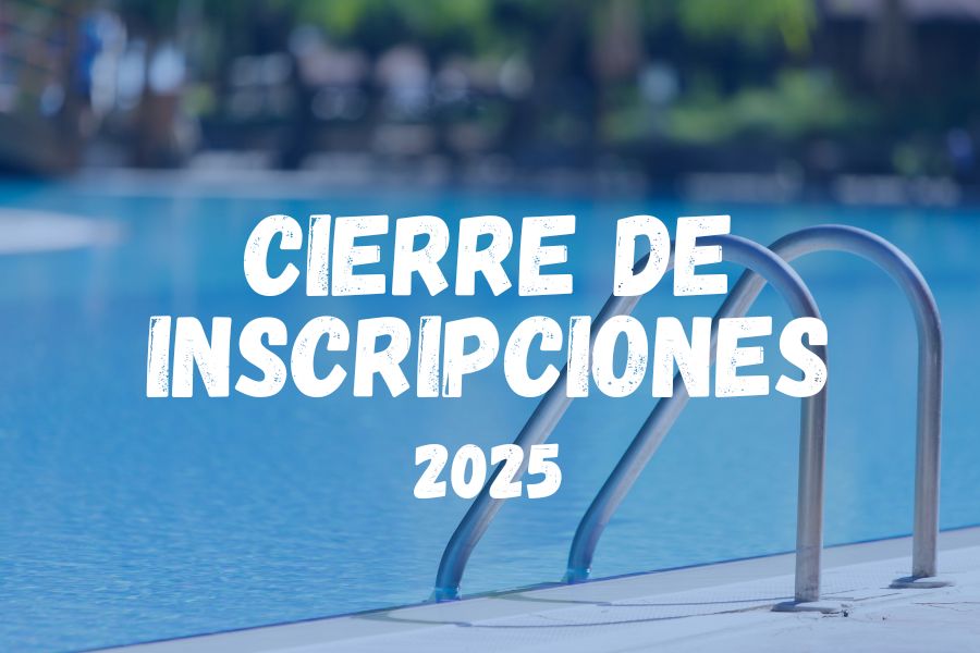 Cierre de inscripciones en los cursos de piscina